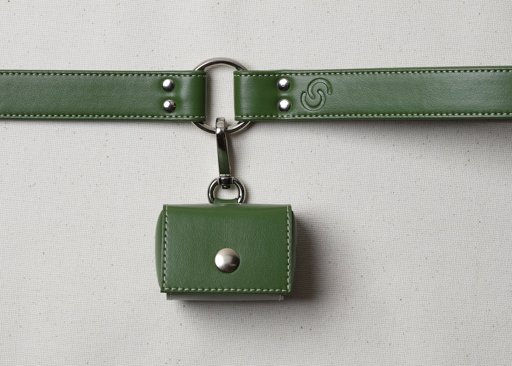 Porte-sac en cuir de pomme — Sacs ou friandises